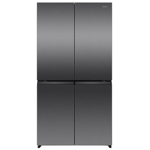 Hisense 647L French Door Fridge - Dark Stainless Steel, 4.5 Star Energy, ConnectLife - HRCD640TB
