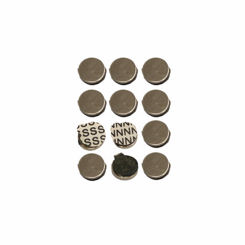 Everhang 9.5mm North South Self-Adhesive Rare Earth Magnet 12 Pack