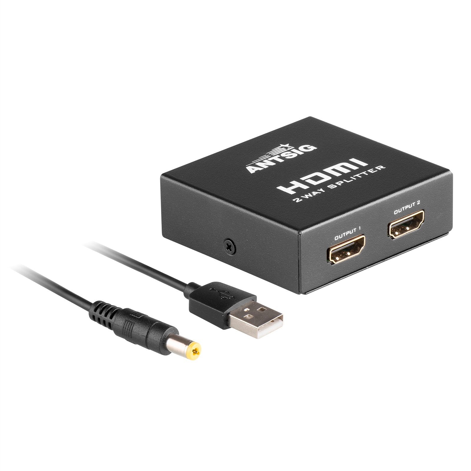 Antsig HDMI 2 Way Splitter Metal AP483