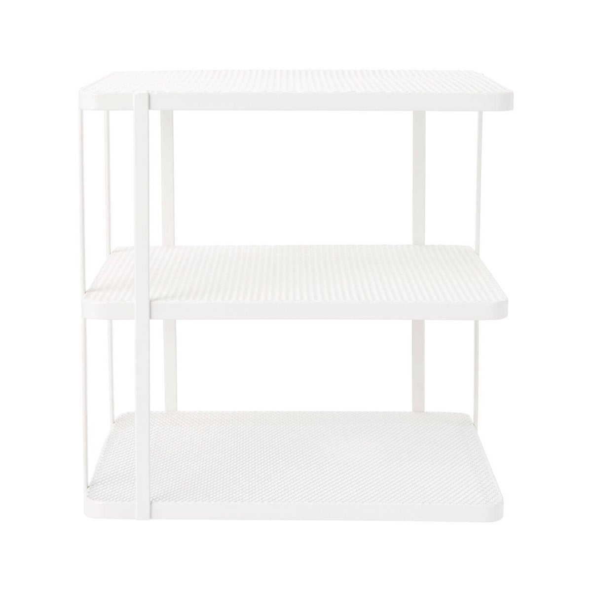EzyStorage 3 Tier Corner Shelf 250mm White