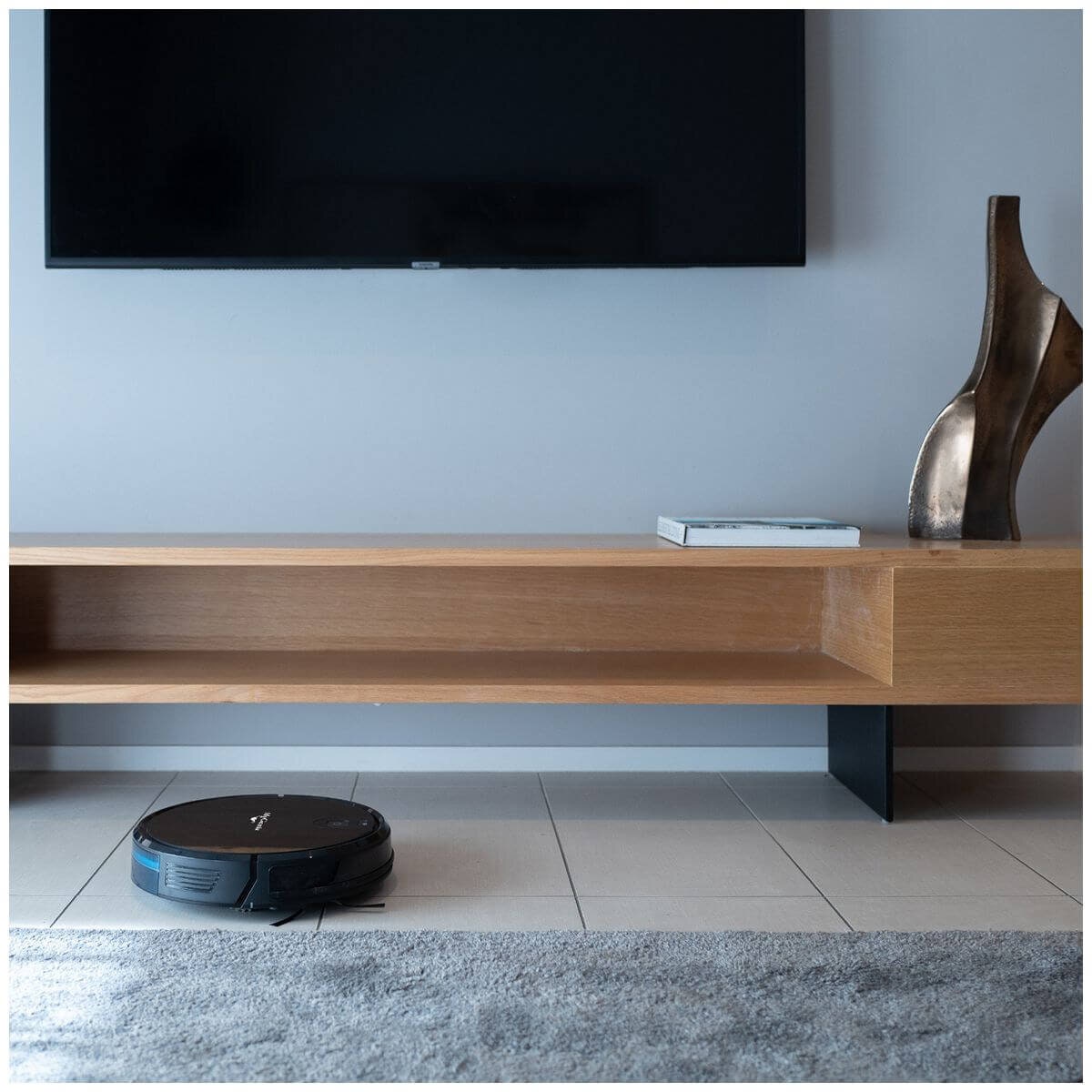 MyGenie Xsonic Wifi Pro Robotic Vacuum and Mop - Wet and Dry Cleaning, Smart Life App Control - 10002248