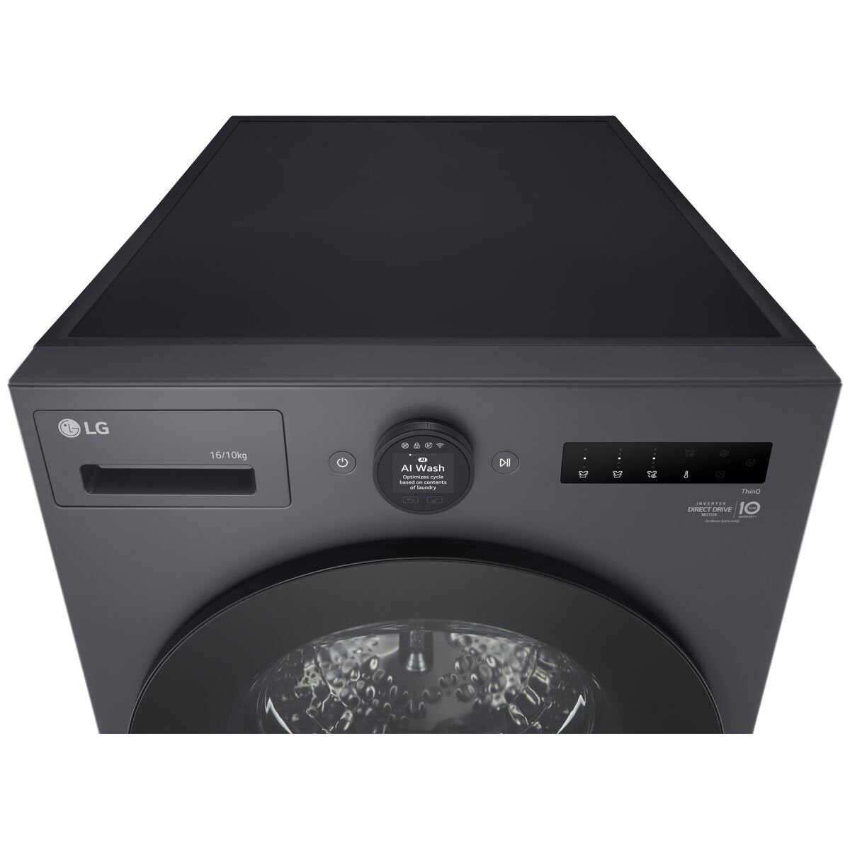 LG 16kg/10kg Washer Dryer Combo - Graphite, Direct Drive Technology, TurboClean 360 - WXLC-1016GX