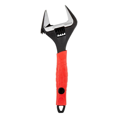 Trojan Adjustable Wide Mouth Wrench - 200mm - Soft Grip - Plumbing Use - SuperSaverAU - view 1