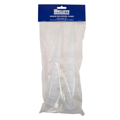 Selleys Sausage Nozzles with Plunger Disc - 10 Pack