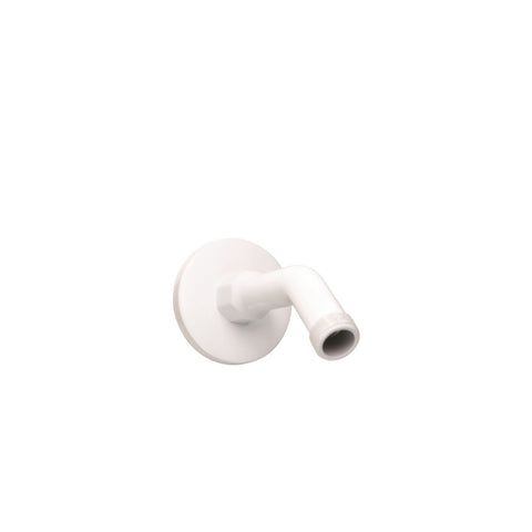 Flexispray Shower Wall Plate, Tube & Arm 45 Degree White Brass