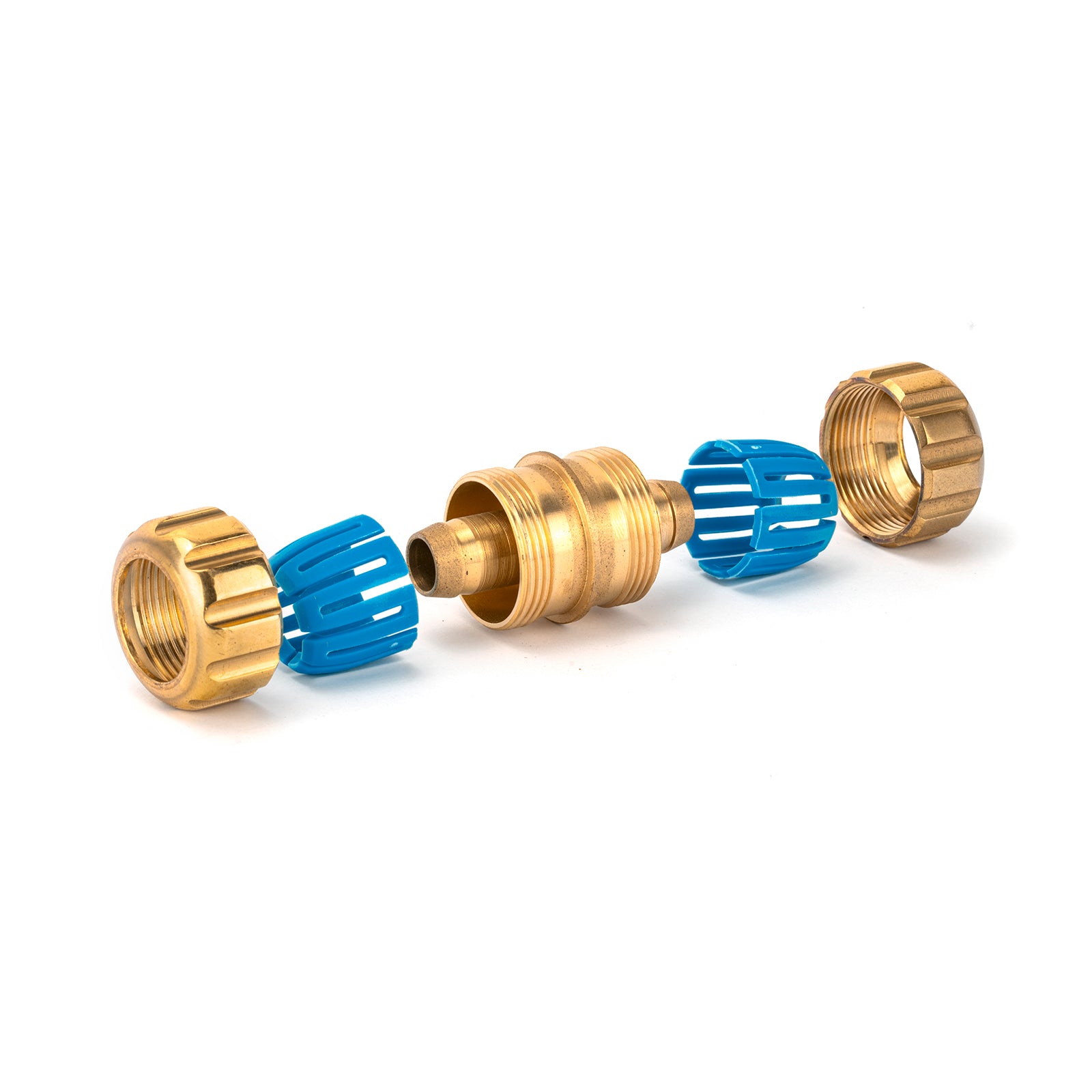 Holman 12mm Brass Snap-On Hose Joiner, Connect Two Garden Hoses