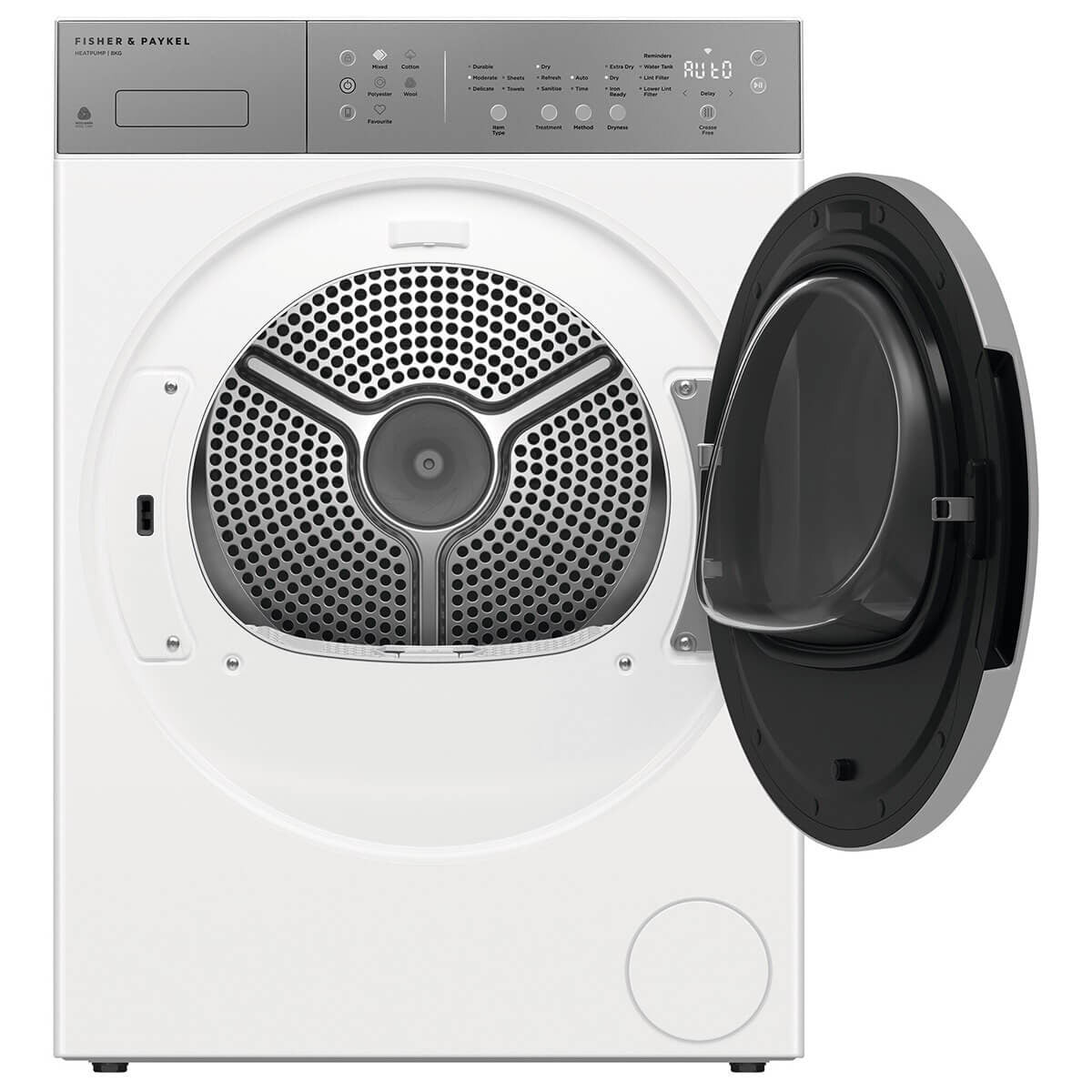 Fisher & Paykel Series 5 8kg Heat Pump Dryer - Woolmark Black, 9 Star Energy Rating, Steam Refresh - DH8060J5