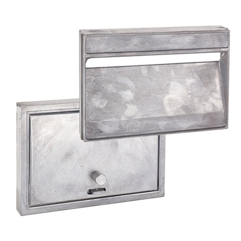 Sandleford Lazio 160 x 235mm Aluminium Brick-In Letterbox Set - Lockable, Unpainted