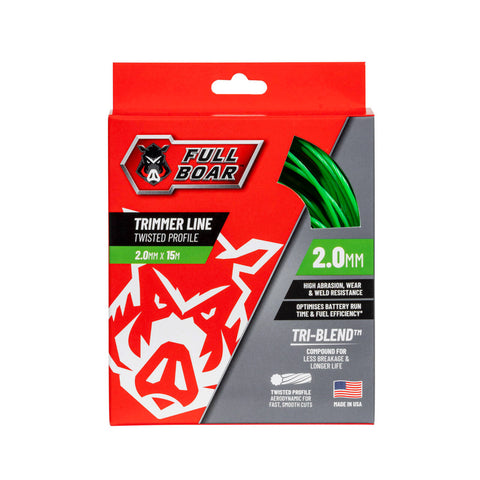 Full Boar 2.0mm x 15m Twisted Profile Trimmer Line