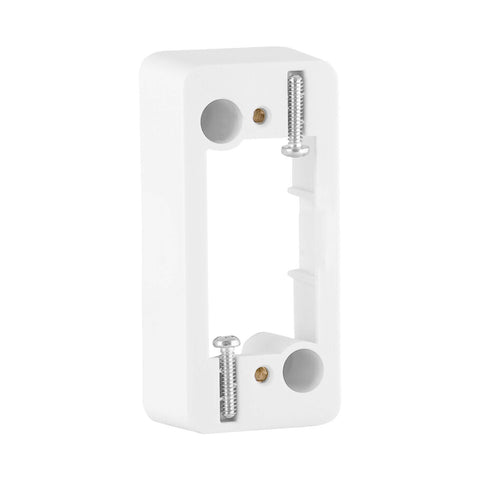 DETA Mounting Block For Architrave Switch White Polycarbonate 26mm 6326B