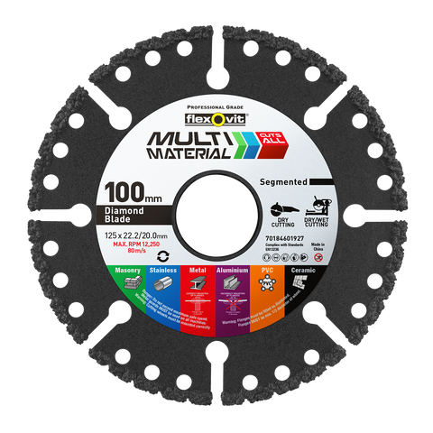 Flexovit 100mm Dry Cutting Diamond Multi Blade