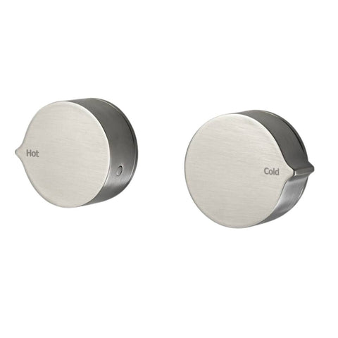 Rogerseller Eccentric Wall Top Assembly - Brushed Nickel Finish - 60mm Face - 3606013007
