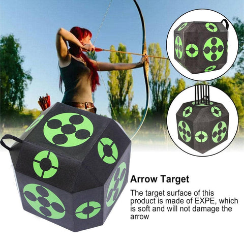 3D Archery Target, 38 x 38 cm, Multiple Target Faces