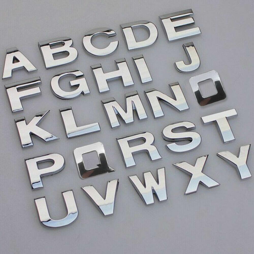 3D Chrome Car Number Badge Self-Adhesive Emblem - Number 5 - view 13