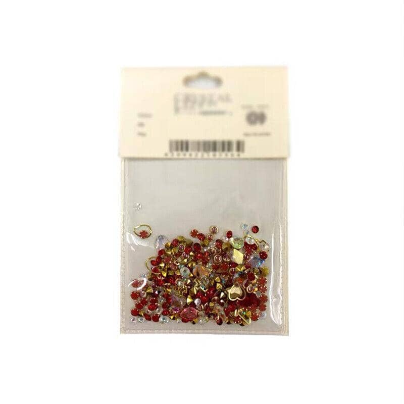3D Nail Art Crystals Heart and Diamond Styles - Number 6 - view 4