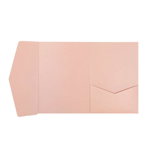 3D Tri-Fold Wedding Invitation Envelopes, Pack of 20 - Blush Pink
