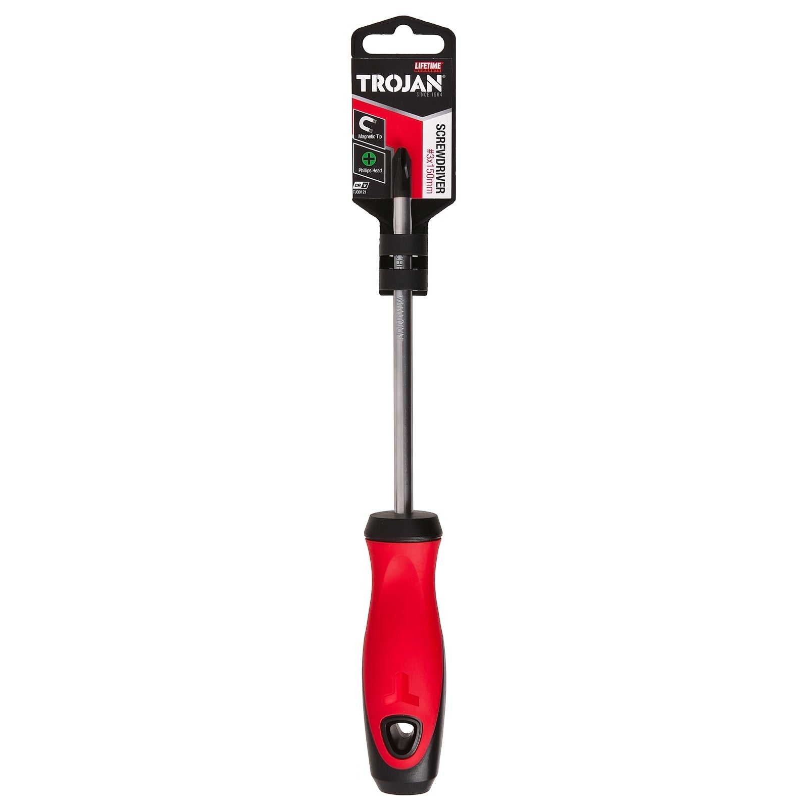 Trojan 150mm No.3 Phillips Screwdriver, CRV Shaft