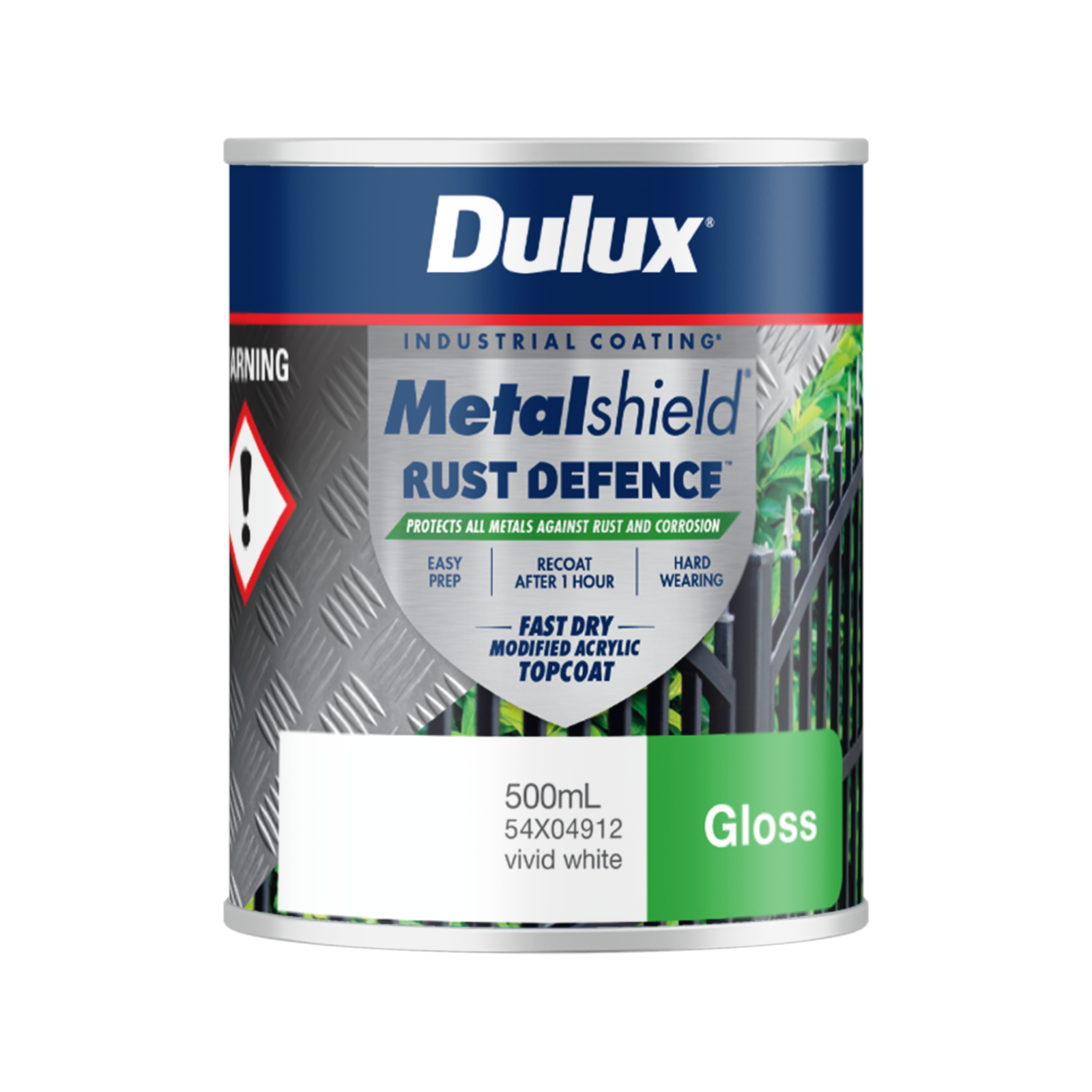 Dulux Metalshield Rust Defence Gloss 500ml White