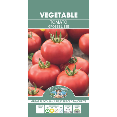 Mr Fothergill's Grosse Lisse Tomato Seeds - Medium-Large Globe Variety