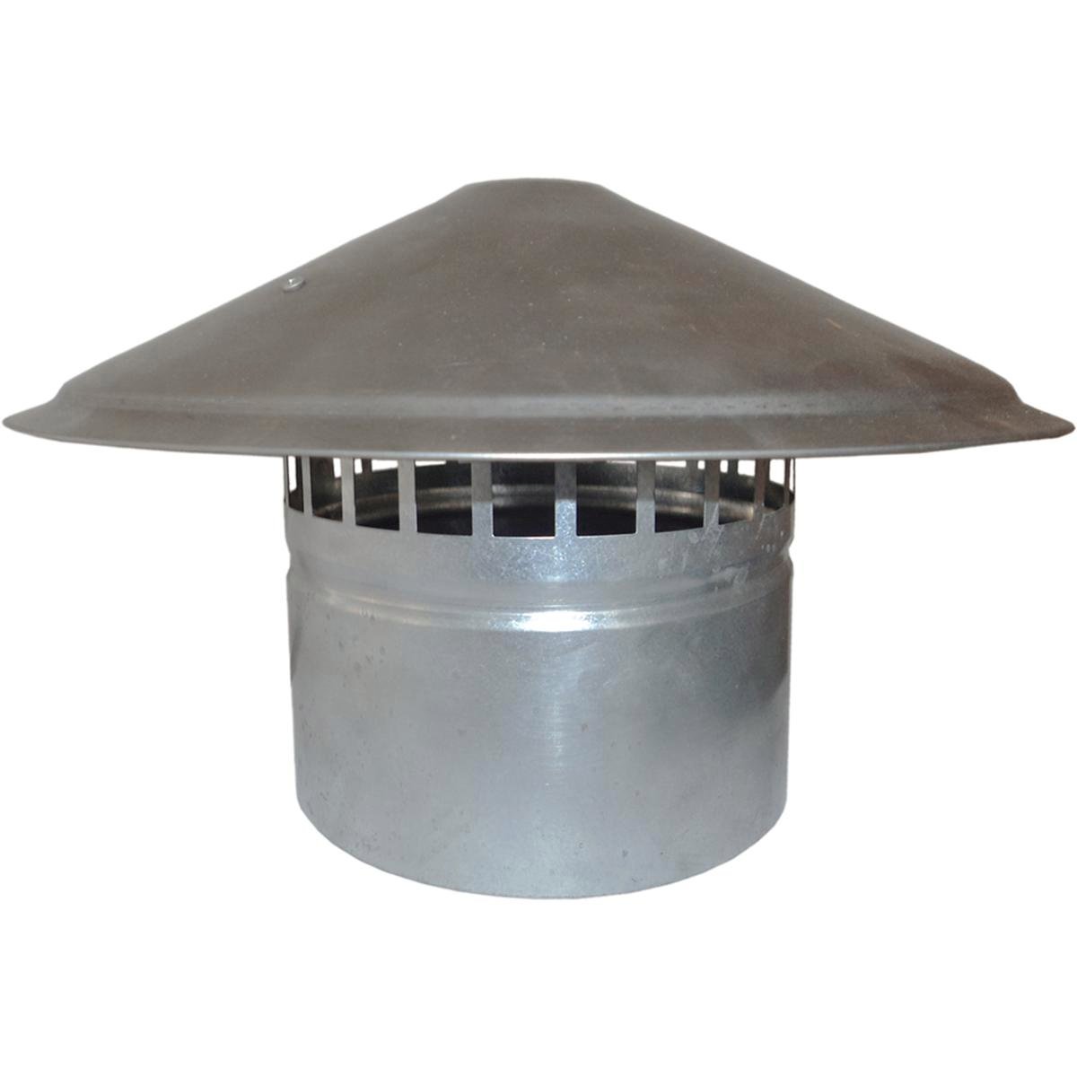 Kinetic 150mm Galvanised Cowl - Steel - Durable - Corrosion Resistant - SuperSaverAU - view 1
