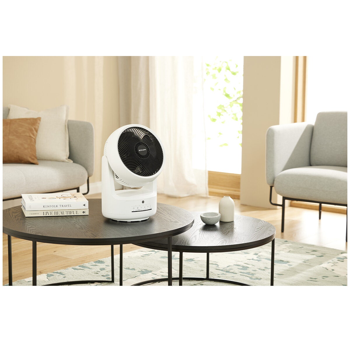 Dimplex Heat + Cool Air Circulator - 1500W Heating, Four Speeds, Two Heat Settings, Timer - DCAC25HC