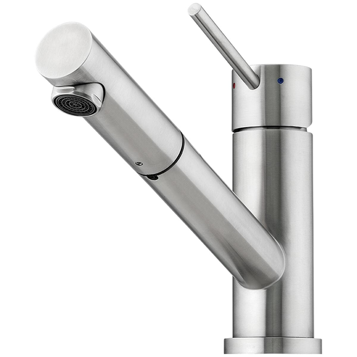 Oliveri Monet double bowl undermount sink and Essente pull out tap - 18/10 stainless steel - SS31615MO70U