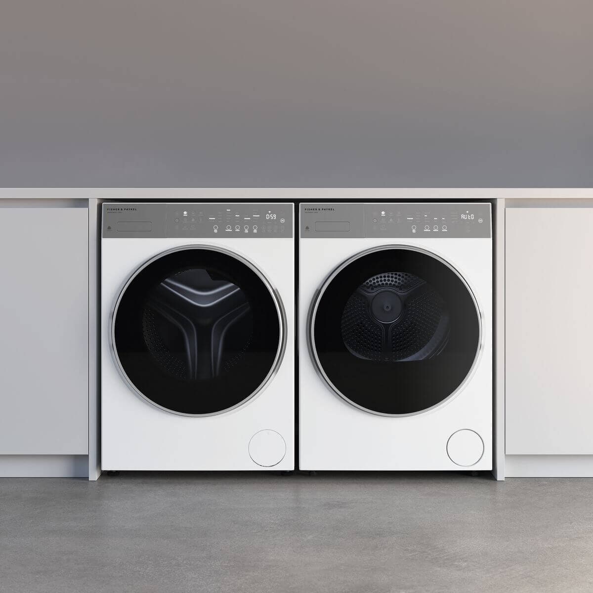 Fisher & Paykel Series 5 10kg Front Loader - White, FlexiDose Auto Dosing, Steam Refresh - WH1060P5