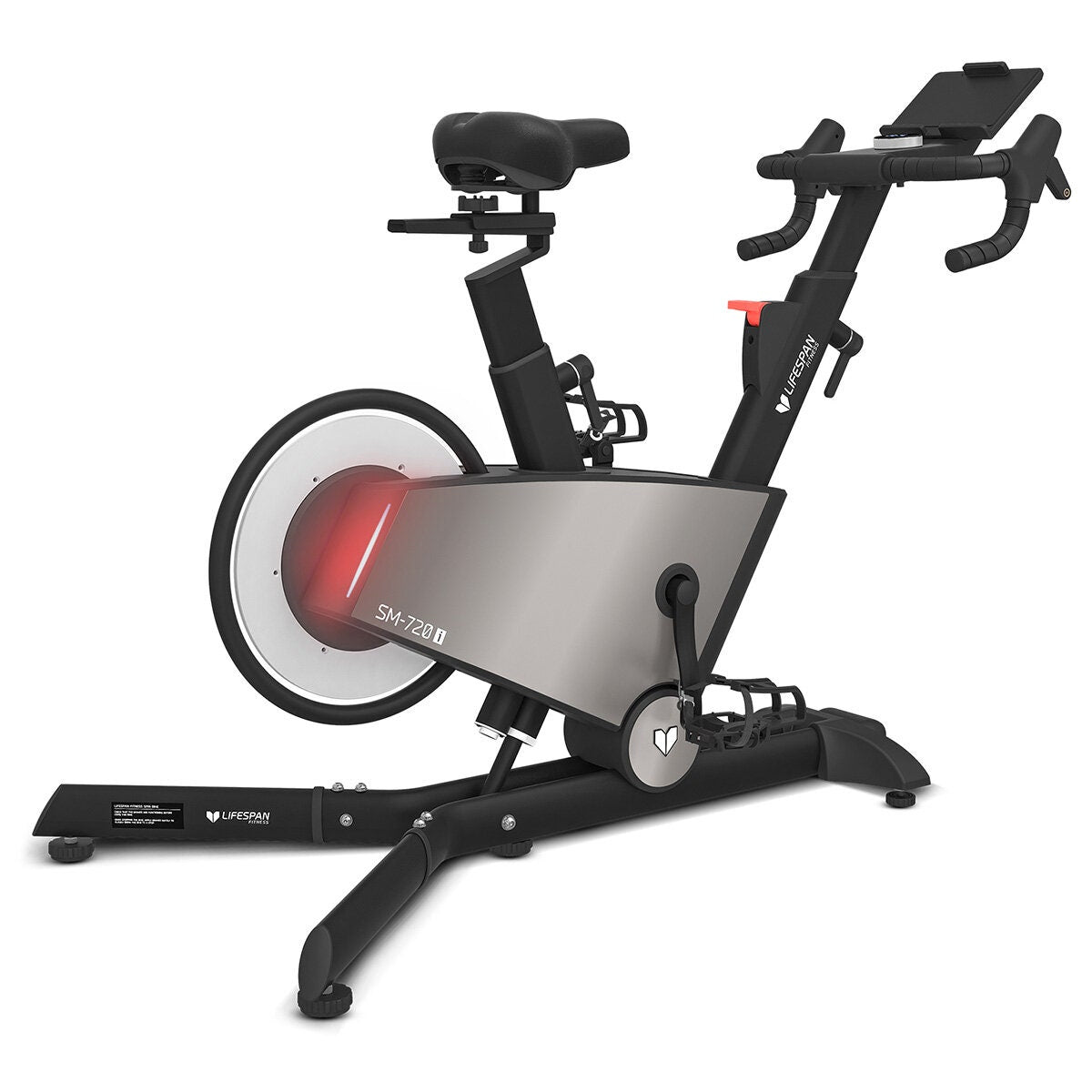 Lifespan Fitness SM-720i Spin Bike - Magnetic Resistance, Incline and Decline, App Compatible - LFEX-SM720I