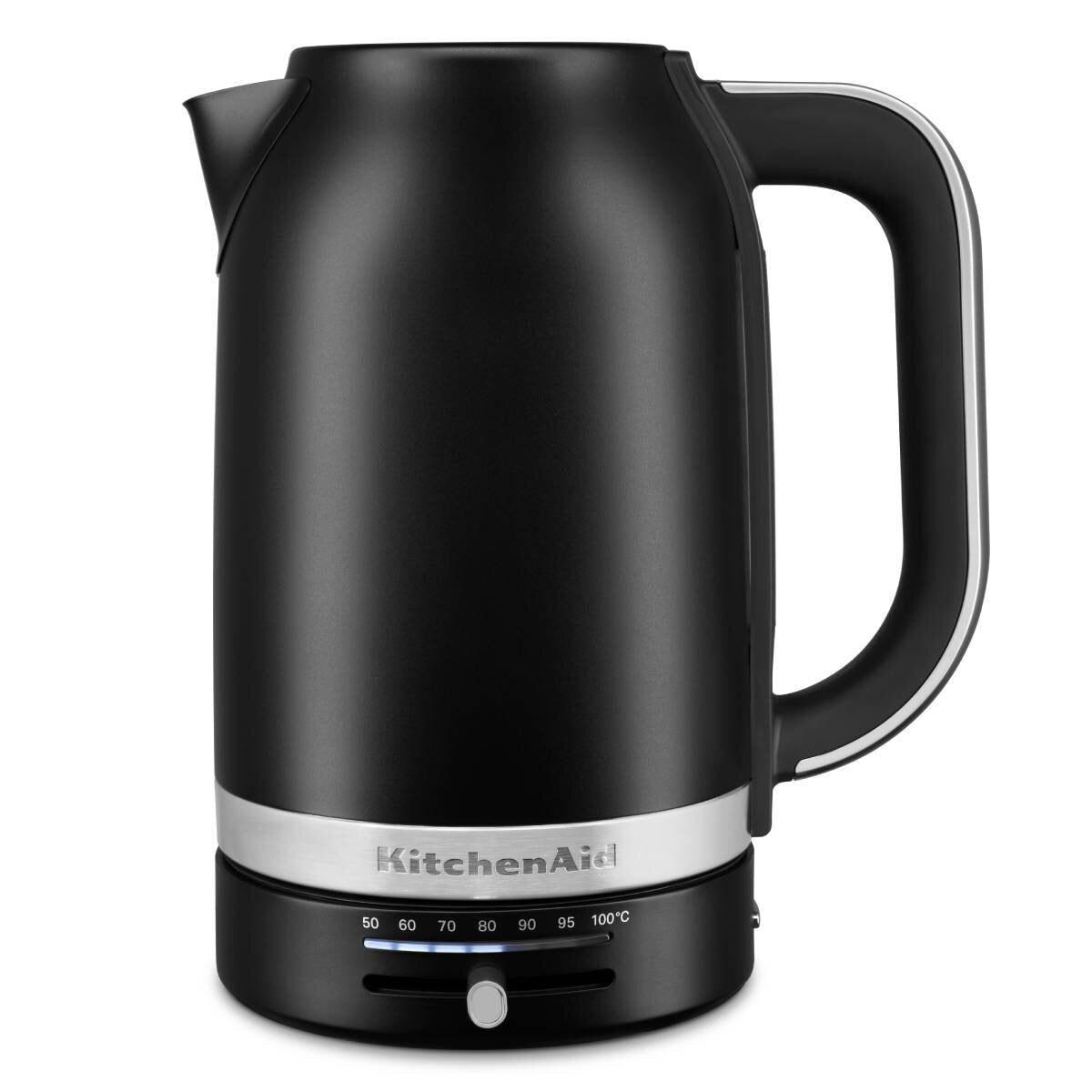KitchenAid 1.7L Kettle - Matte Black, 2000W, Variable Temperature Control, 360 Degree Base - 5KEK1701ABM