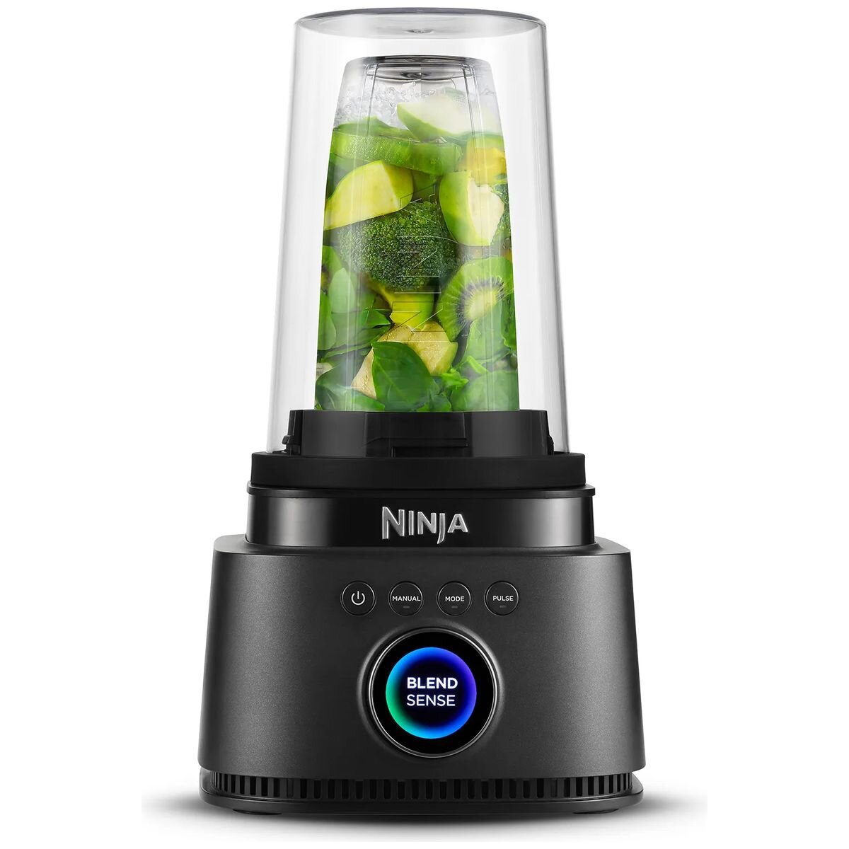 Ninja Stealth IQ Duo Power Blender 2.1L Jug - 800W Motor, 700ml Cup, Black - QX301