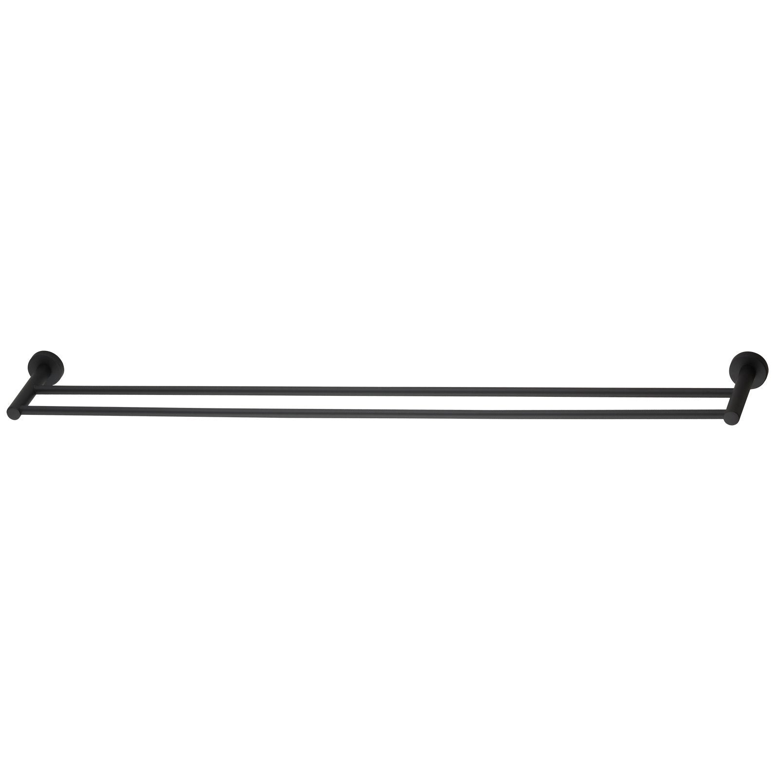 Mondella Resonance 935mm Matte Black Zinc Double Towel Rail