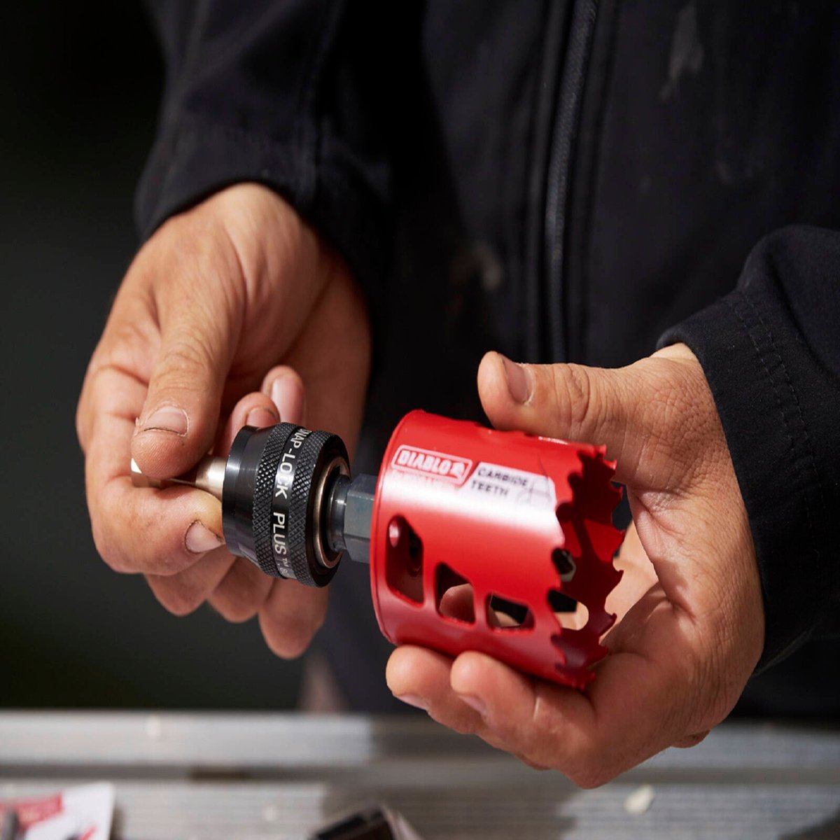 Diablo 3/8 Snap Lock Plus Mandrel System - 60mm Cutting Depth - 3/8” Hex Shank - SuperSaverAU - view 2
