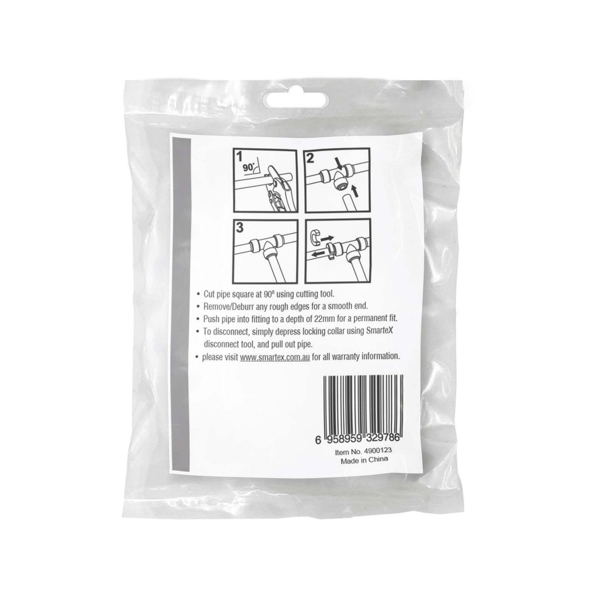 SmarteX Pex Fitting Disconnect Kit - 50mm - Lightweight - Easy Disassembly - SuperSaverAU - view 3