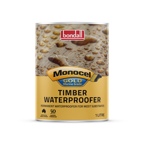 Bondall 1L Monocel Clear Timber Waterproofer Indoor Outdoor