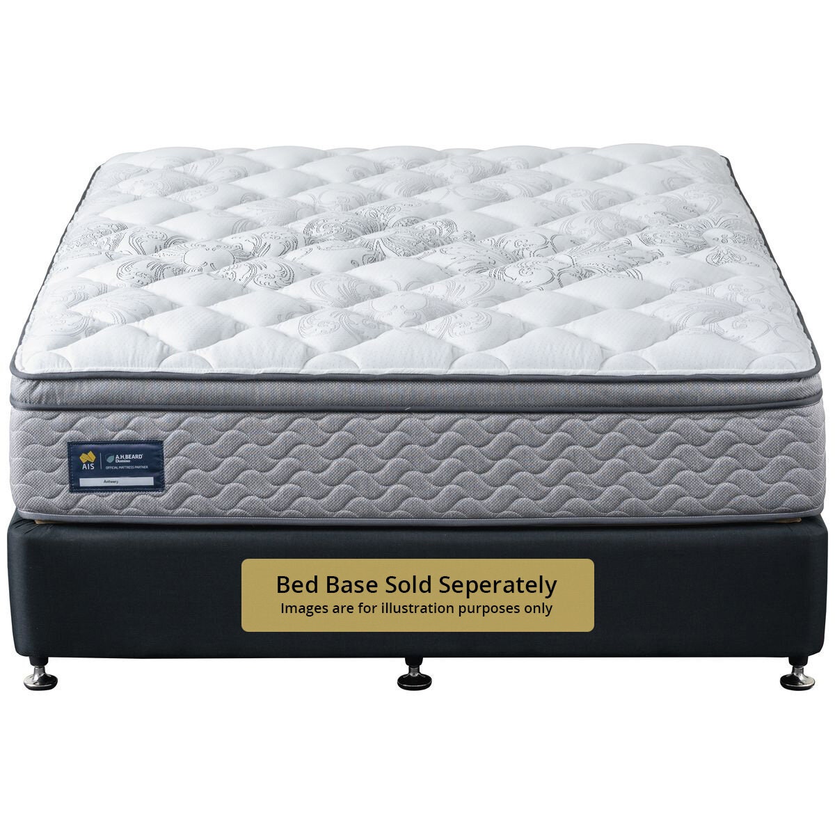 A.H. Beard Domino Antwerp double mattress - medium feel, Climalux, Conforma Coil 3 Zone - DOANTMMDBL