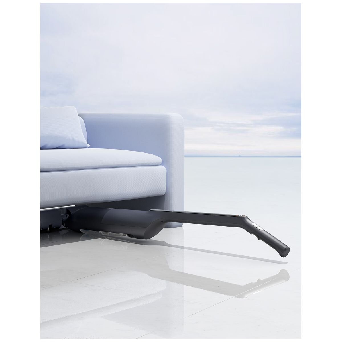 Hizero all-in-one hard floor cleaner - sweeps and mops at once, 60 minute runtime, 180 degree lay-flat - F600