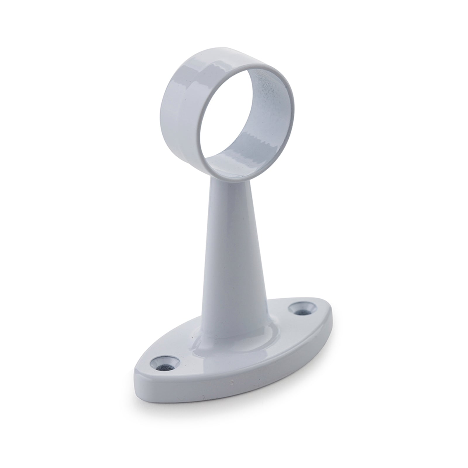 Sandleford 25mm White Pillar Centre - Zinc Alloy, White Powder Coat