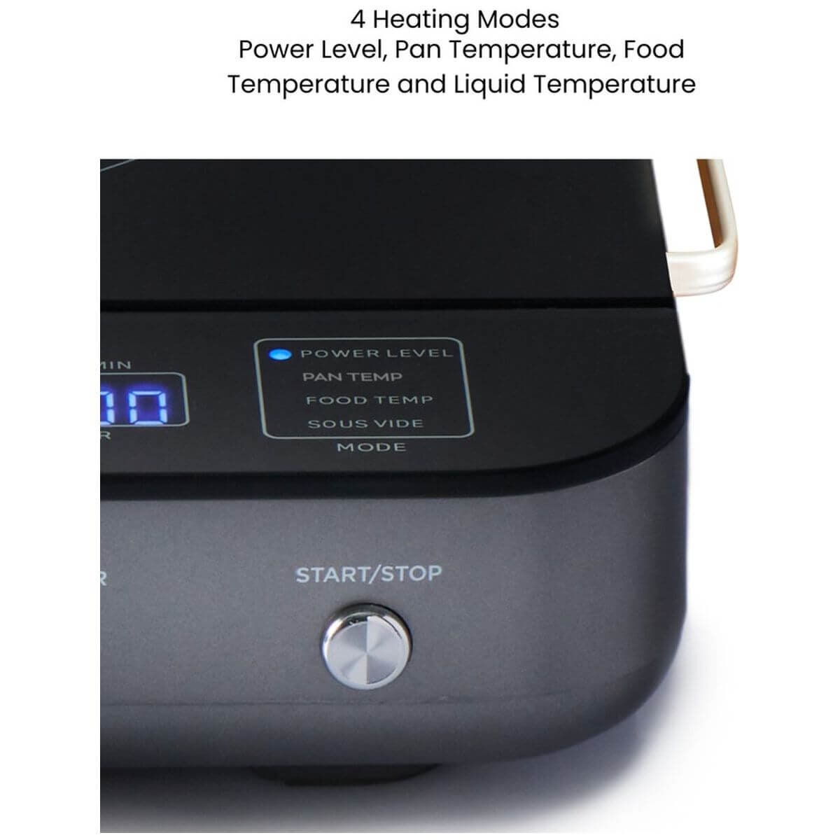 Durapres Inducto Go portable induction cooktop - 18 temperature settings, four heating modes - DPDIH700