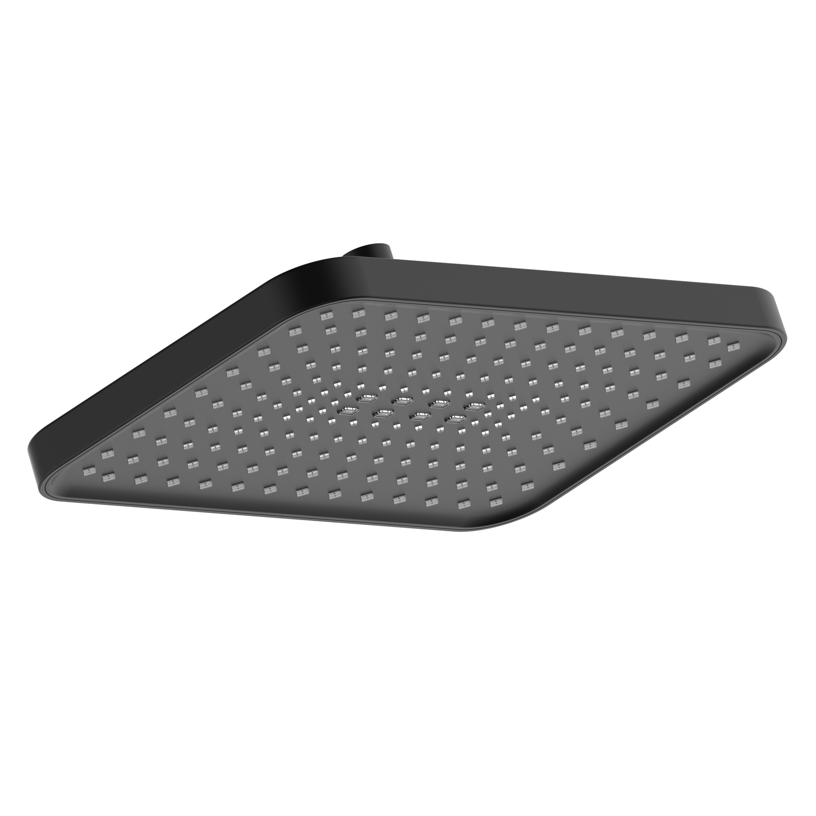 Mondella Matte Black Rococo Rectangular Rain Shower Head 300mm 9L/min WELS 3 Star