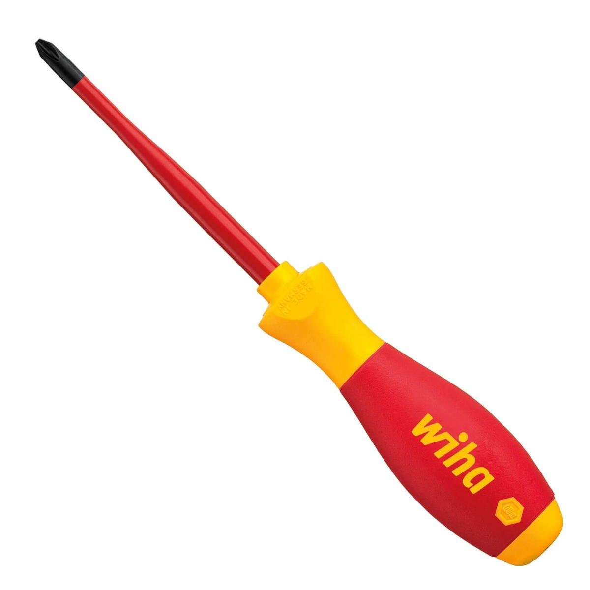 Wiha PH No.2 x 100mm Insulated Phillips Screwdriver VDE 1000V CVM Steel