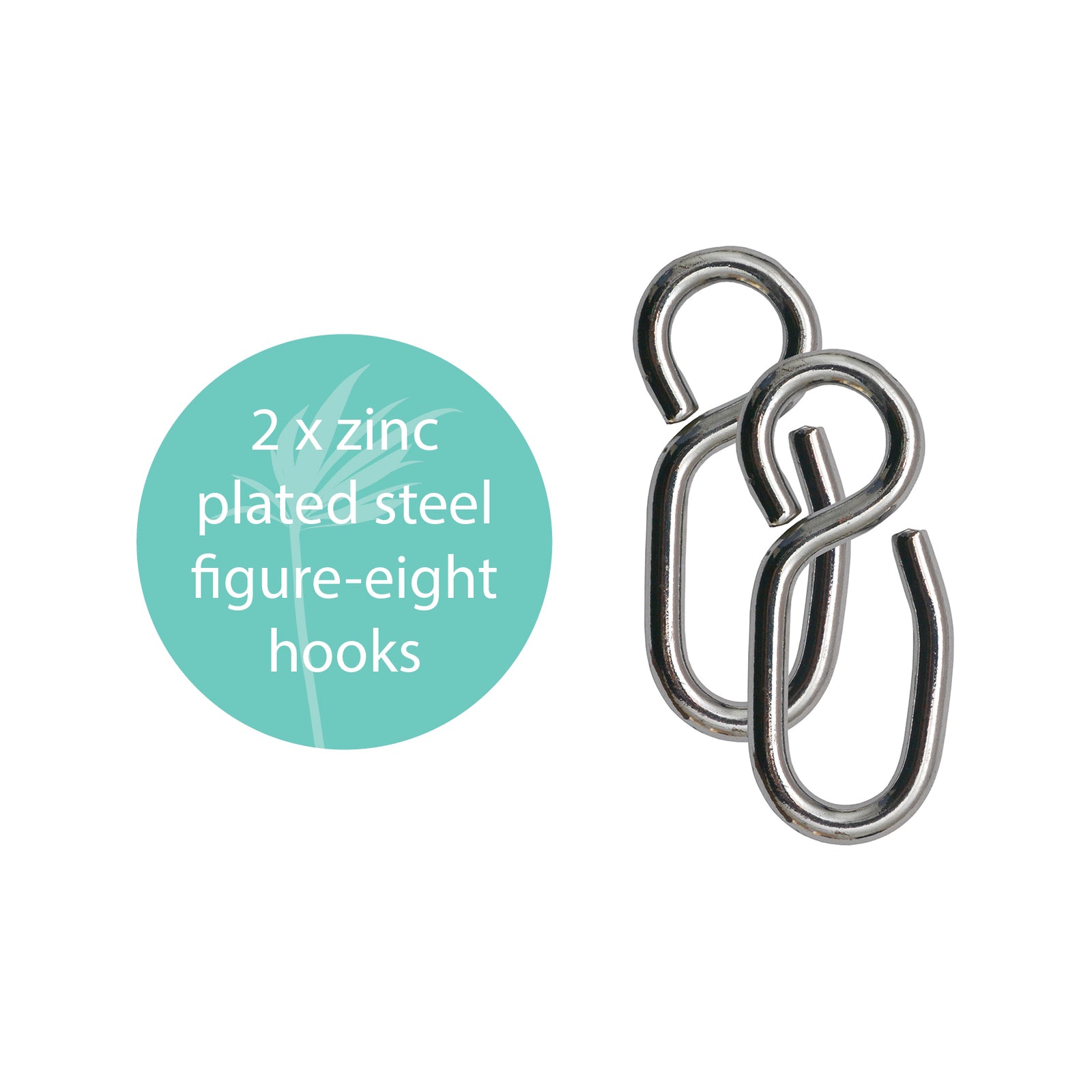 Two Trees Temporary Hammock Hanging Kit Zinc Plated Steel 200kg
