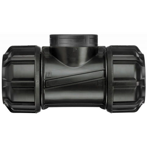 Philmac Metric 20mm x 3/4" Poly x FI BSP Pipe Tee Polypropylene