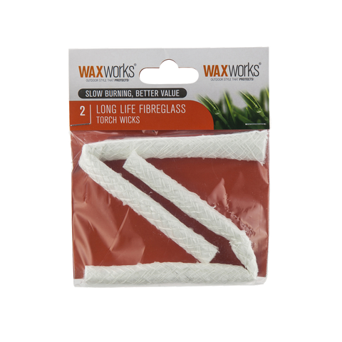 Waxworks Fibreglass Torch Wick - 22cm - Fibreglass - Outdoor Use - SuperSaverAU - view 1