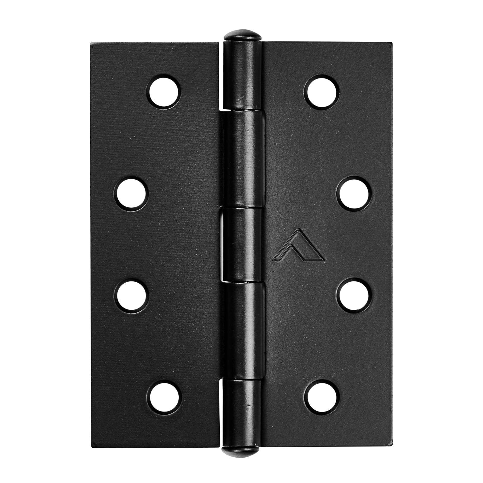 Pinnacle 100mm Matte Black Fixed Pin Butt Hinge 2 Pack