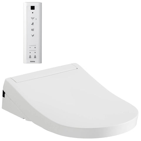 Toto S5 D-Shape Washlet Bidet Toilet Seat - White, Three Wash Modes, Deodoriser, Premist - TCF34220GAU
