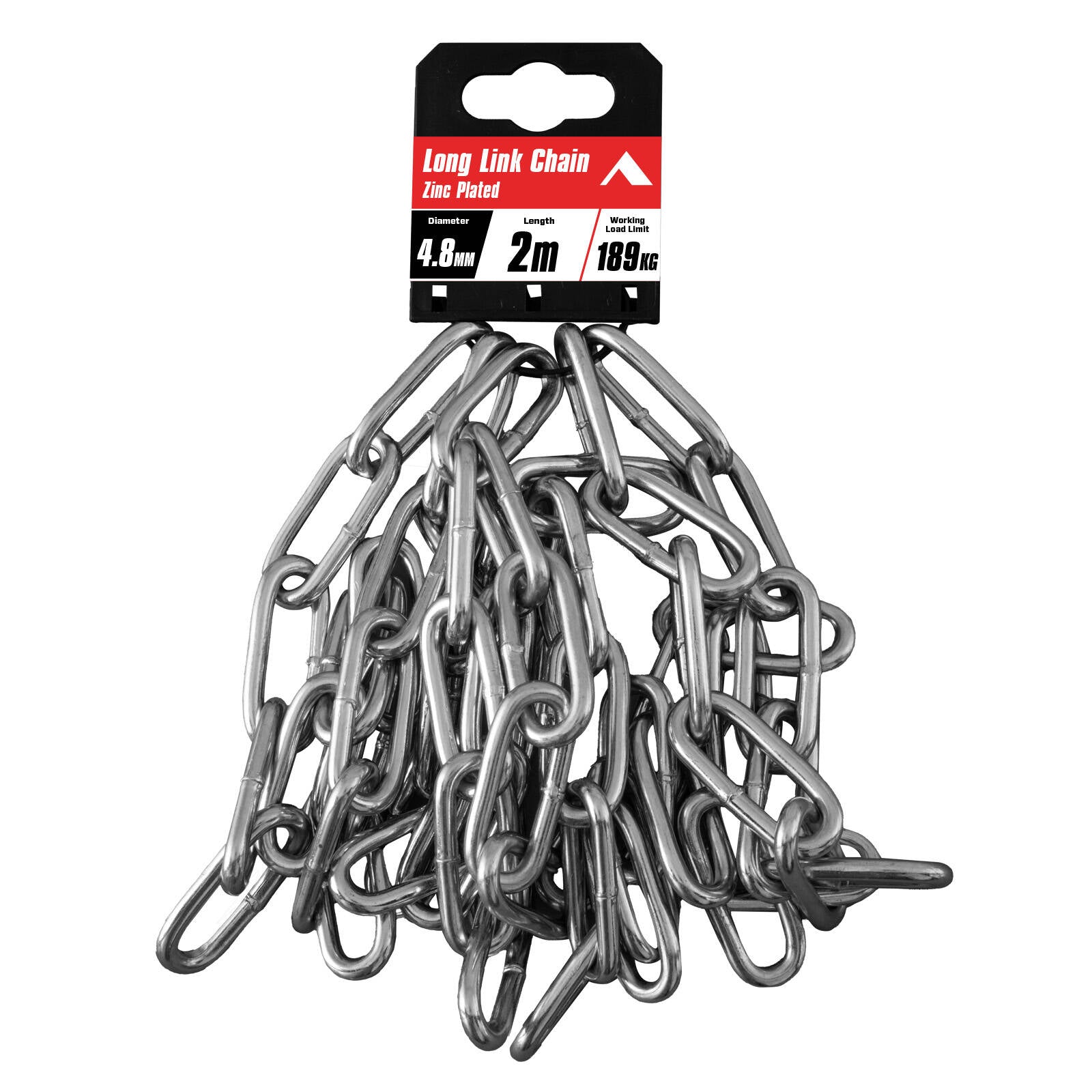 Pinnacle 4.8mm x 2m Zinc Plated Long Link Chain