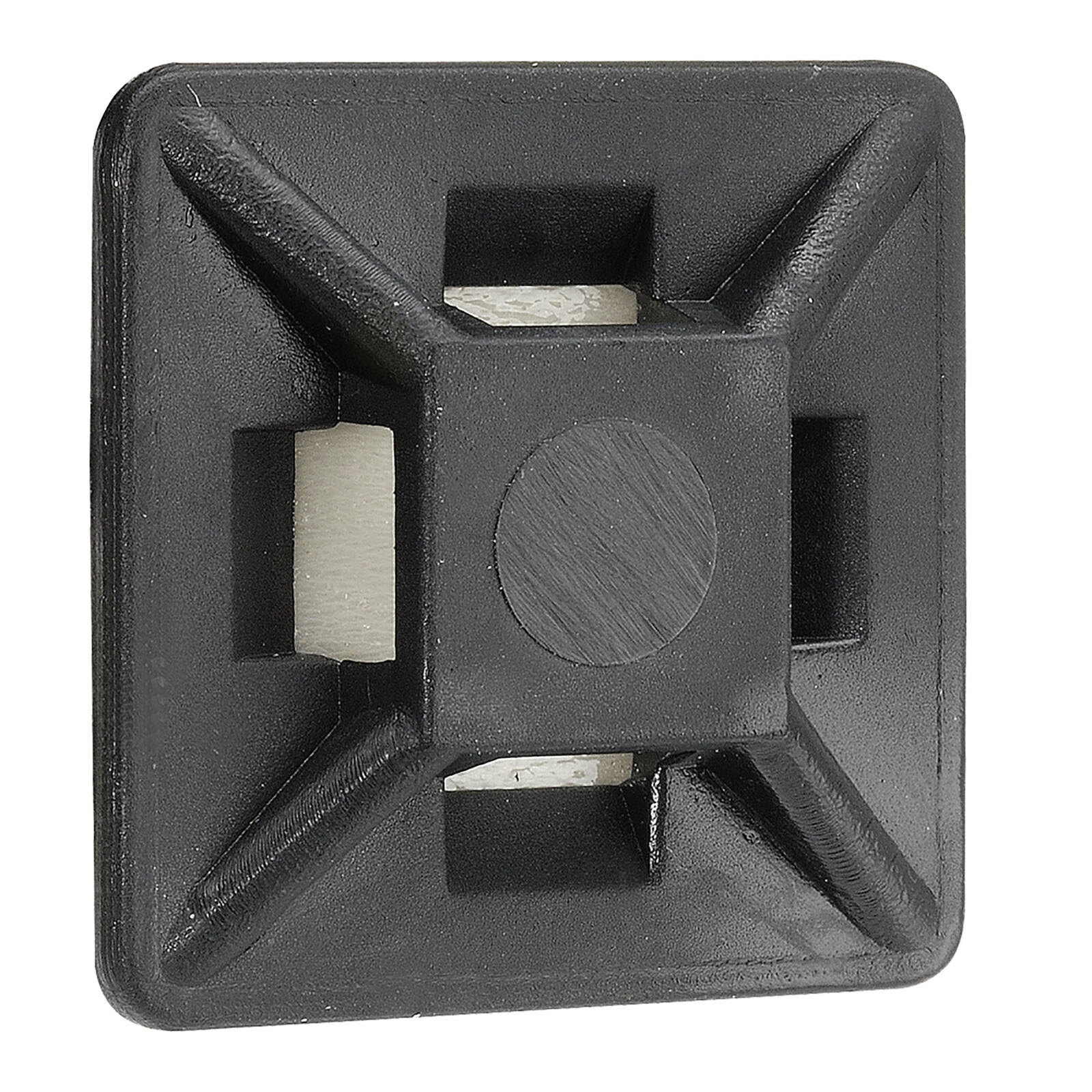Narva 19 x 19mm Black UV Resistant Cable Tie Mount - 5 Pack