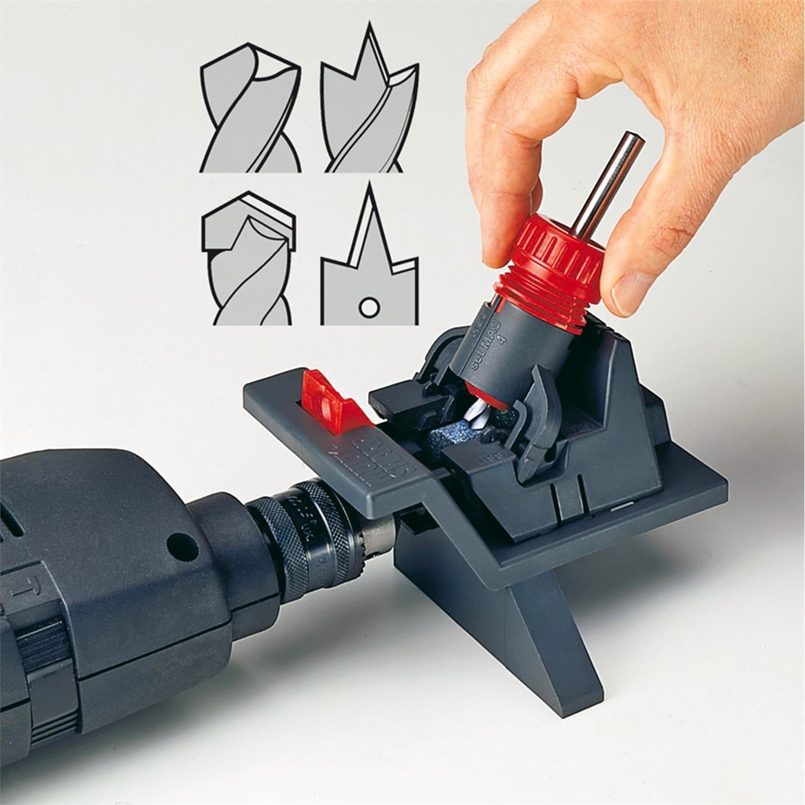 Multi-Sharp Drill Bit Sharpener, 3-13mm, Aluminium Oxide and Silicon Carbide Wheels