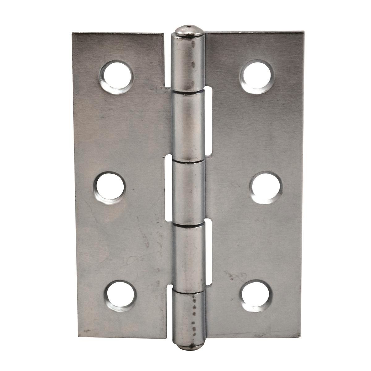 Lane Zinc Plated Butt Hinge 70x50x1.6mm Loose Pin Durasmooth - SuperSaverAU - view 1