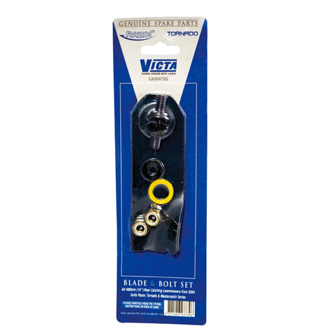 Victa 19 Inch Mower Swing Blade and Bolt Set, Metal